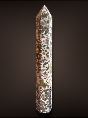 Leopardskin Jasper Crystal Tower